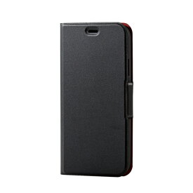 【ポイント20倍】エレコム iPhone 11 ソフトレザーケース 磁石付 薄型 ブラック PM-A19CPLFUBK