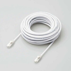 �y�|�C���g20�{�z�G���R�� LAN�P�[�u��/CAT6A�Ή�/EU RoHS�w�ߏ���/�ܐ܂�h�~/�ȈՃp�b�P�[�W�d�l/10m/������/�z���C�g LD-GPAT/WH10/RS