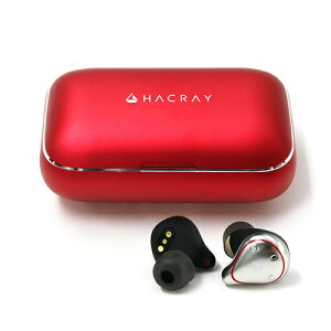 【ポイント20倍】HACRAY W1 True wireless earphones Red HR16370