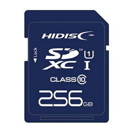 【クーポン配布中&スーパーSALE対象】HIDISC 超高速SDXCカード 256GB CLASS10 UHS-I 対応 HDSDX256GCL10UIJP3