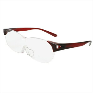 【ポイント20倍】SMARTEYE ルーペ メガネ 拡大鏡 1.6倍率 オーバーグラス 両手が使える 大きく見える 眼鏡 スマホ 読書 新聞 パソコン 資料 男女兼用 0001se-002