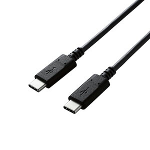 �y�|�C���g20�{�z�G���R�� USB2.0�P�[�u��/C-C�^�C�v/�F�ؕi/PD�Ή�/3A�o��/3.0m/�u���b�N U2C-CC30NBK2