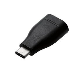 【ポイント20倍】エレコム スマートフォン用USB変換アダプタ/USB(Aメス)-USB(Cオス)/ブラック MPA-AFCMADBK