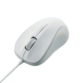【スーパーSALEでポイント最大46倍】エレコム 法人向けマウス/USB光学式有線マウス/3ボタン/Sサイズ/EU RoHS指令準拠/ホワイト M-K5URWH/RS