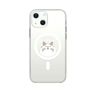 �y�|�C���g20�{�zabbi FRIENDS �^�[�`����MagSafe�Ή��N���A�P�[�X for iPhone 13 �Q�� ABF21726i13