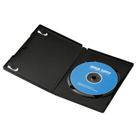 【クーポン配布中&スーパーSALE対象】【5個セット(3枚×5)】 サンワサプライ DVDトールケース(1枚収納・3枚セット・ブラック) DVD-TN1-03BKNX5