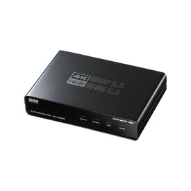 【ポイント20倍】サンワサプライ 4K/60Hz・HDR対応HDMI分配器(2分配) VGA-HDRSP2