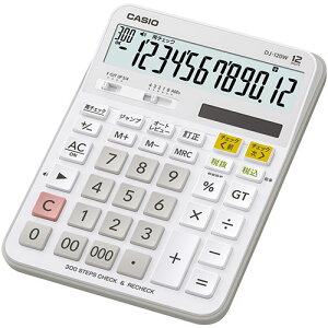 �y�N�[�|���z�z���z�J�V�I�v�Z�@ CASIO �`�F�b�N���Z�d�� �f�X�N�^�C�v12�� DJ-120W-N