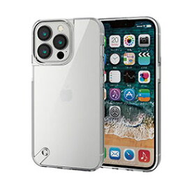 【スーパーSALEでポイント最大46倍】エレコム iPhone 13 Pro ハイブリッドケース ガラス スタンダード PM-A21CHVCG1CR