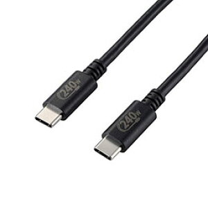y}\Pő47{zGR USB2.0P[u/C-C^Cv/Fؕi/USB Power DeliveryΉ/240W/2.0m/ubN U2C-CCPE20NBK