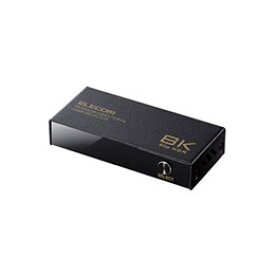 【ポイント20倍】エレコム HDMI切替器(双方向タイプ) DH-SW8KBD21BK