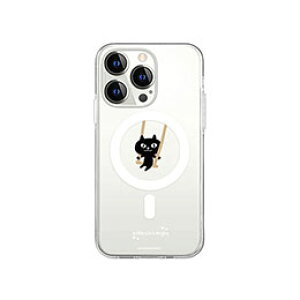 �y�|�C���g20�{�zabbi FRIENDS �������C�Z���X�i �l�R�}���W���EMagSafe�Ή��N���A�P�[�X for iPhone 14 Pro �u�����R �w�ʃJ�o�[�^ ABF24224i14P