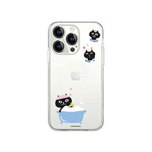 �y�|�C���g20�{�zabbi FRIENDS �������C�Z���X�i �l�R�}���W���E�\�t�g�N���A�P�[�X for iiPhone 14 Pro �o�X�^�C�� �w�ʃJ�o�[�^ ABF24243i14P