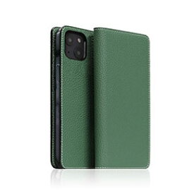 【マラソンでポイント最大46倍】SLG Design Hybrid Grain Leather Case for iPhone 14 Sea Green 手帳型 SD24297i14GR