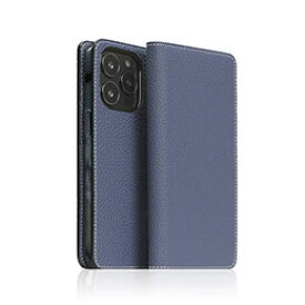 【マラソンでポイント最大46倍】SLG Design Hybrid Grain Leather Diary Case for iPhone 14 Pro Royal Blue 手帳型 SD24318i14PBL
