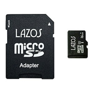 yX[p[SALEŃ|Cgő47{zy20Zbgz Lazos microSDHC[J[h 16GB UHS-I CLASS10 pbP[W L-B16MSD10-U1X20
