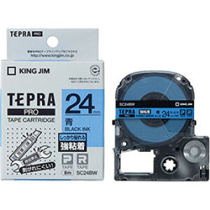 �y�|�C���g20�{�zKING JIM �L���O�W�� �e�v��PRO�e�[�v ���S�����x�� 24mm �� KJ-SC24BW