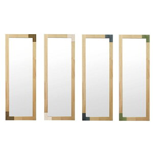 【ポイント20倍】塩川光明堂 KACCO 立掛けミラー BR・ブラウン