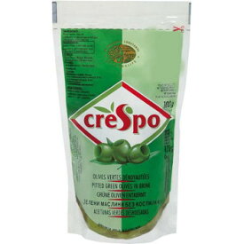 【ポイント20倍】クレスポ　グリーンオリーブ 種抜きスタンドパック　100g　20セット　072004