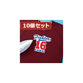 【スーパーSALEでポイント最大46倍】10個セットインクジェット用化繊布用アイロンプリント紙 JP-TPRTENA6X10