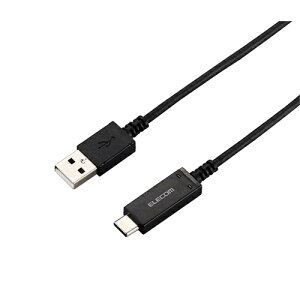 �y�|�C���g20�{�z�G���R�� �X�}�[�g�t�H���pUSB�P�[�u�� USB2.0 (Type-C-A���X) �F�ؕi ���x���m�@�\�t 1.8m �u���b�N MPA-AC18SNBK