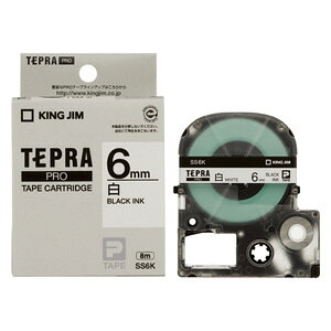 �y�|�C���g20�{�z�i�܂Ƃ߁j �e�v���e�[�v �L���O�W�� �u�e�v���vPRO�@SR�V���[�Y��p�e�[�v�J�[�g���b�W SS6K 4971660762200 ��6mm�� 1�y×10�Z�b�g�z