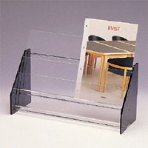 【クーポン配布中】【単品】 パンフレットスタンド クラウン パンフレット台 アクリル製 CR-PF221-T 4953349042063 ●規格:A4判2列2段