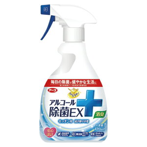 【クーポン配布中】(まとめ) 台所用洗剤 アース製薬 らくハピ アルコール除菌EX 332311 4901080629715 1個【×24セット】