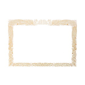 【クーポン配布中】(まとめ) 賞状用紙 オキナ OA対応金箔賞状用紙 SGA3 4970051008392 ●規格:A3 1袋【×10セット】