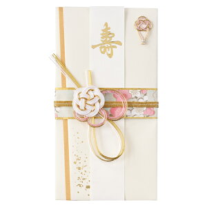 【クーポン配布中】(まとめ) 金封 マルアイ 結婚祝用金封(寿) クリーム キ-644C 4902850329385 ●外寸:縦180×横95mm 1枚【×40セット】