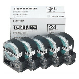 �y�|�C���g20�{�z�i�܂Ƃ߁j �e�v���e�[�v �L���O�W�� �u�e�v���vPRO�@SR�V���[�Y��p�e�[�v�J�[�g���b�W SS24K-5P 4971660763290 ��24mm�� 1���y×2�Z�b�g�z