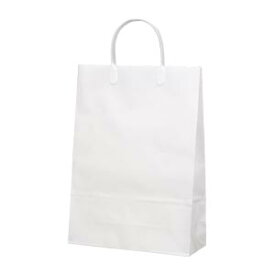 【クーポン配布中&スーパーSALE対象】（まとめ） 手提袋 マツシロ 白無地コーティングバッグ シロムジコートバッグNO.5 4902810001702 1個【×5セット】