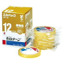 【マラソンでP最大49倍】（まとめ） セロハンテープ ニチバン セロテープ［R］エルパック［TM］　お得用包装 LP-12 4987167000448 ●寸法：幅12mm×長35m 1箱【×10セット】