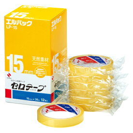 【マラソンでP最大49倍】（まとめ） セロハンテープ ニチバン セロテープ［R］エルパック［TM］　お得用包装 LP-15 4987167000455 ●寸法：幅15mm×長35m 1箱【×3セット】