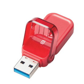 【ポイント20倍】エレコム USBメモリー USB3.1(Gen1)対応 フリップキャップ式 32GB レッド MF-FCU3032GRD