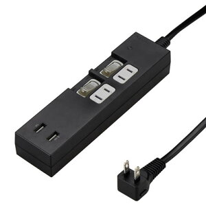 �y�|�C���g20�{�z5�Z�b�g YAZAWA �ʃX�C�b�`�t2AC2USB3.4A2m�u���b�N Y02KS422BK2UX5