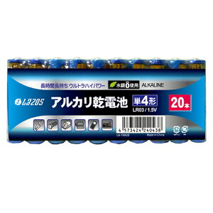 �y�|�C���g20�{�z16�Z�b�g Lazos �A���J�����d�r �P4�` 60�{���� B-LA-T4X20X16
