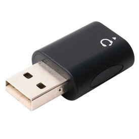 【クーポン配布中】ミヨシ オーディオ変換アダプタ　USBポート-3.5mmミニジャック　4極タイプ PAA-U4P