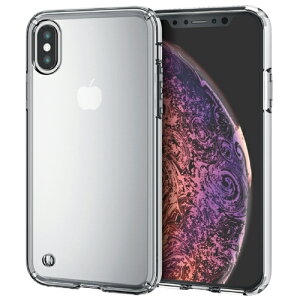 �y�|�C���g20�{�z�G���R�� iPhone XS �n�C�u���b�h�P�[�X �N���A PM-A18BHVCCR