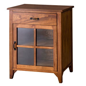 【クーポン配布中】ティンバー ミニキャビネット W60×D40×H75 ブラウン キャビネット ミニキャビネット ミンディ材 天然木 アンティーク スリム 省スペース 小さめ 黒アイアン ブラウン 収納