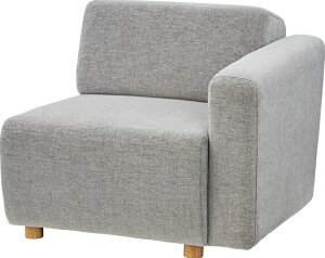 【クーポン配布中】キューブ 片肘ソファ(向かって右肘) W80×D88×H69×SH41 グレー ソファ ソファー 1人掛け 1人用 北欧 片肘 向かって右 コーナー ファブリック 布地 おしゃれ グレー ネイビー