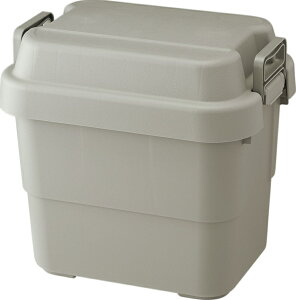 【クーポン配布中】トランクカーゴ20L W39.2×D29.4×H37 グレー アウトドア キャンプ 収納ボックス 収納ケース 容量20リットル 箱 アウトドア 衣類収納 おもちゃ箱 フタ付き 座れる スツール プラ
