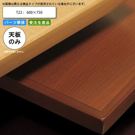 【ポイント20倍】テーブル天板のみ T22 600×750 業務用家具 送料無料 店舗 施設 コントラクト