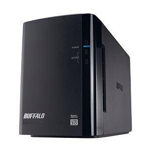 �y�|�C���g20�{�z�o�b�t�@���[ �h���C�u�X�e�[�V���� �~���[�����O�@�\���� USB3.0�p �O�t��HDD 2�h���C�u���f��4TB HD-WL4TU3�^R1J HD-WL4TU3/R1J