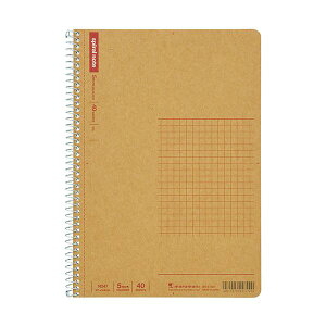 【クーポン配布中】(まとめ)マルマン スパイラルノート ベーシックA5 5mm方眼罫 40枚 N247 1セット(10冊)【×5セット】