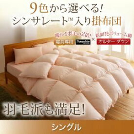 【ポイント20倍】【単品】掛け布団 シングル モカブラウン 9色から選べる!シンサレート入り掛布団【代引不可】