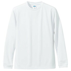 【ポイント20倍】UVカット・吸汗速乾・シルキータッチロングスリーブ Tシャツ CB5089 ホワイト L