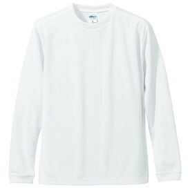 【ポイント20倍】UVカット・吸汗速乾・シルキータッチロングスリーブ Tシャツ CB5089 ホワイト XL