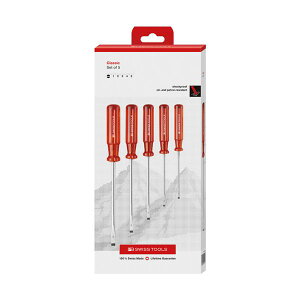 PB SWISS TOOLS �s�[�r�[�X�C�X�c�[���Y 5�{�g �N���V�b�N�n���h�� �}�C�i�X�h���C�o�[�Z�b�g �y�[�p�[�{�b�N�X�� 1561.CBB