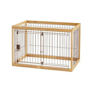 【クーポン配布中】木製ペットサークル 90-60 ナチュラル (ペット住関連用品/ケイジ・サークル)